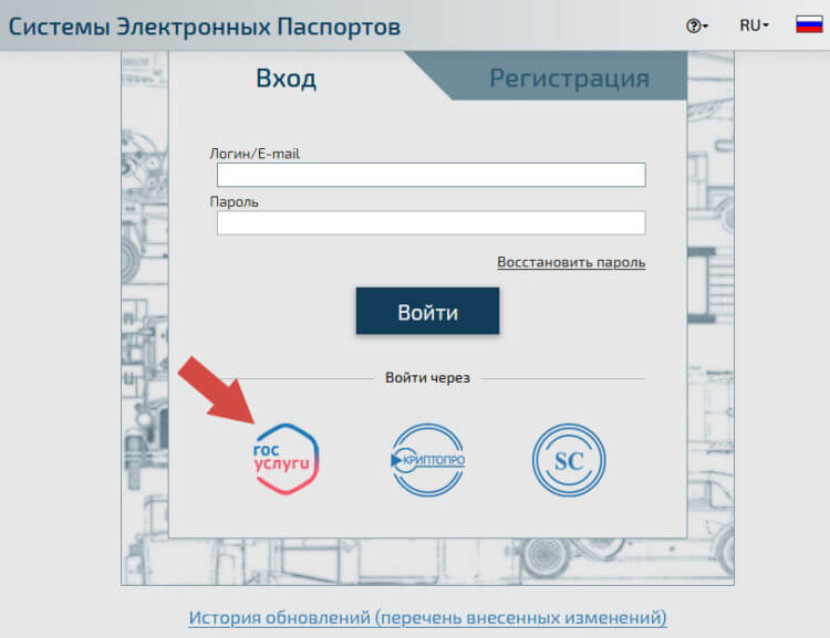 Портал электронных паспортов птс