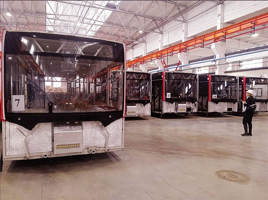 Новый завод по выпуску электробусов и троллейбусов запущен в Челябинске