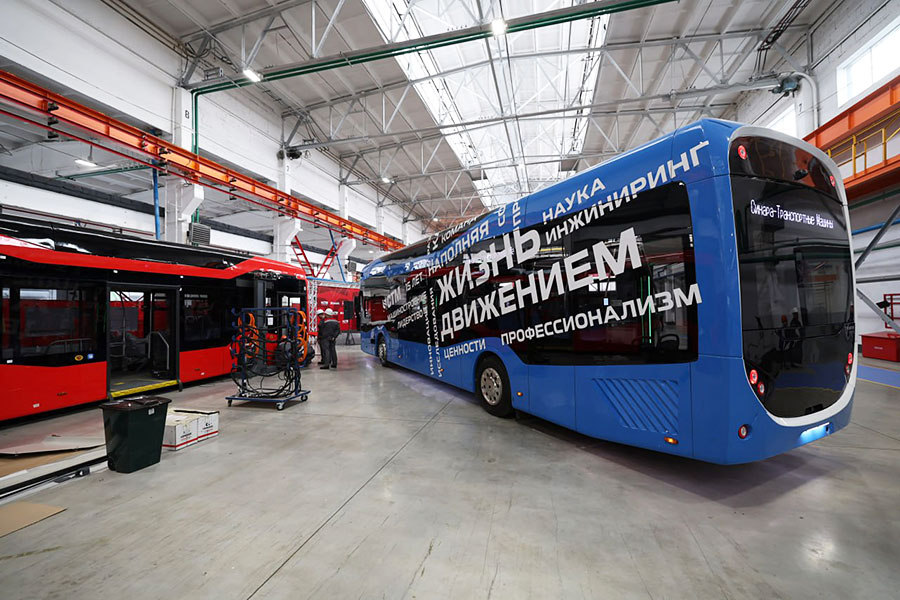 Новый завод по выпуску электробусов и троллейбусов запущен в Челябинске