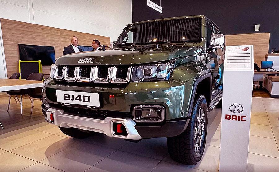 Автотор объявил о продажах внедорожника BAIC BJ40, собранного из машинокомплектов на калининградском заводе