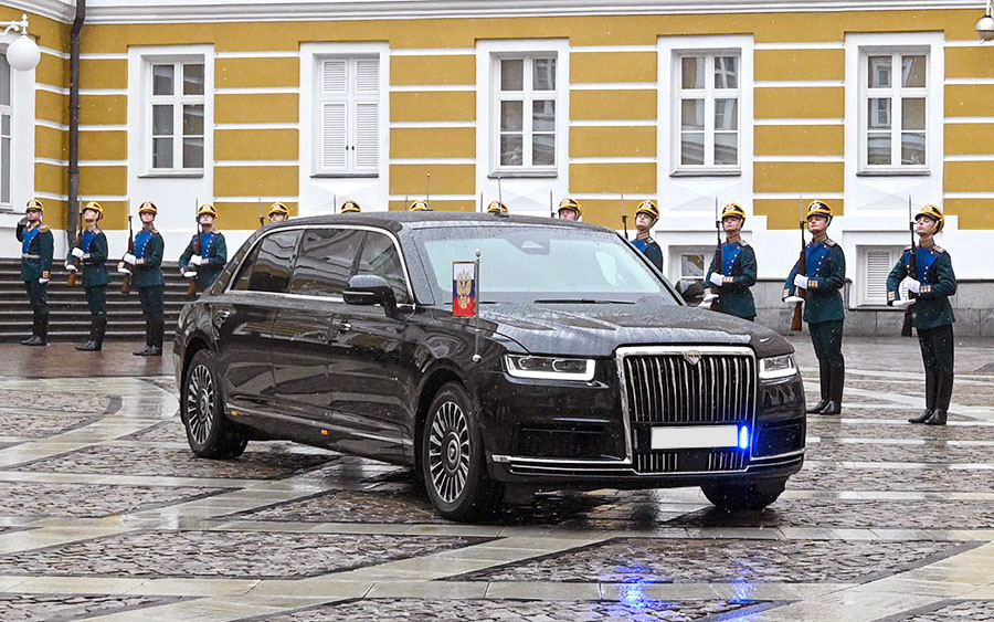 В преддверии инаугурации президента Владимира Путина состоялся показ обновленной линейки Aurus Senat