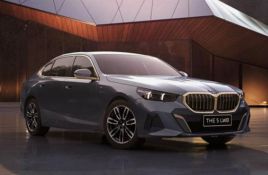 Вышел в свет удлиненный седан BMW 5-Series LWB с правым рулем