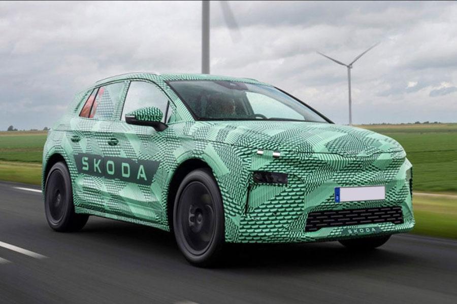 Немецкий концерн Volkswagen AG опубликовал снимки электрокроссовера Skoda Elroq с аэродинамическим коэффициентом 0,26