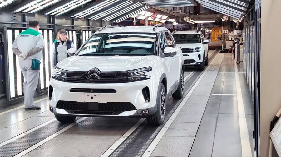 Кроссоверы Citroen для России переименовали в Rosva Motors. Калужский автозавод собрал первую партию автомобилей для государственных заказчиков