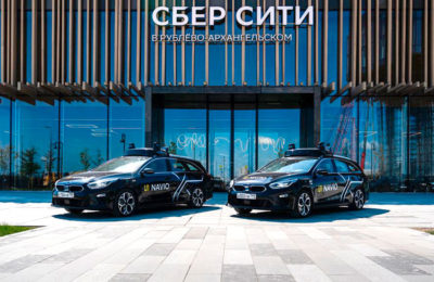 Беспилотные автомобили Navio Aut вышли на маршрут в московском смарт-районе СберСити