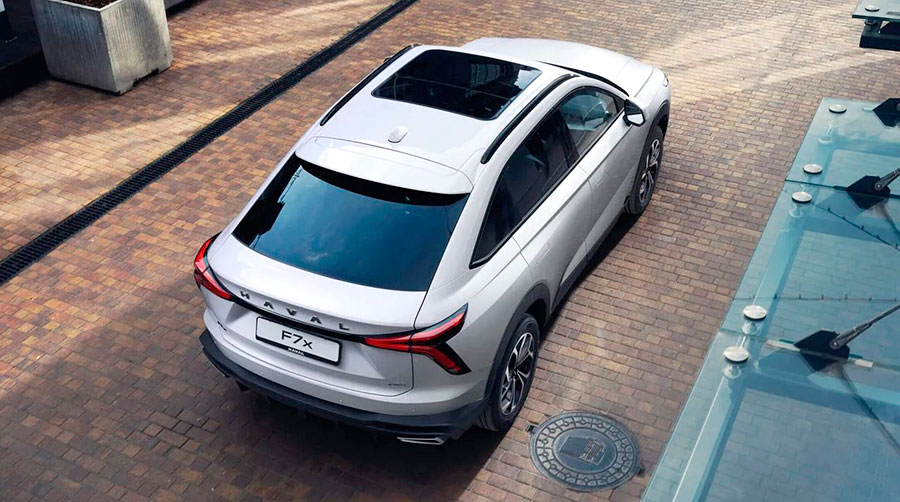 Объявлена стоимость нового полноприводного купе-кроссовера Haval F7x российской сборки — от 3,5 млн. рублей