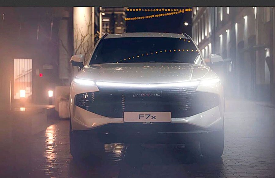 Объявлена стоимость нового полноприводного купе-кроссовера Haval F7x российской сборки — от 3,5 млн. рублей