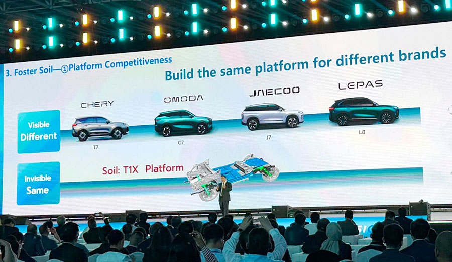 Компания «Chery Automobile» анонсировала три модификации кроссовера Lepas L8: бензиновый автомобиль, версии PHEV и BEV