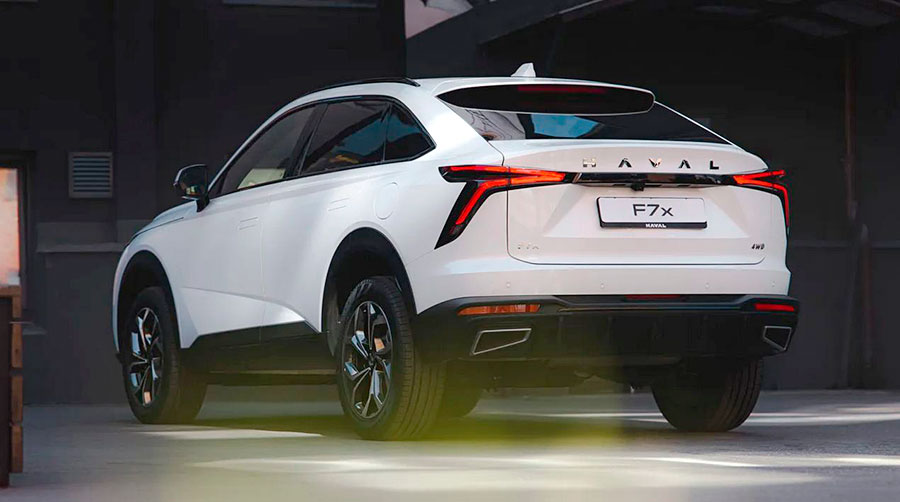 Объявлена стоимость нового полноприводного купе-кроссовера Haval F7x российской сборки — от 3,5 млн. рублей