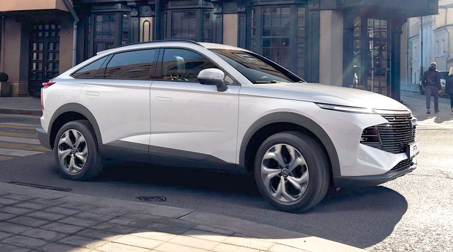 Объявлена стоимость нового полноприводного купе-кроссовера Haval F7x российской сборки — от 3,5 млн. рублей