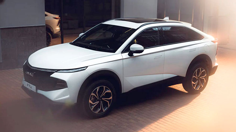 Объявлена стоимость нового полноприводного купе-кроссовера Haval F7x российской сборки — от 3,5 млн. рублей