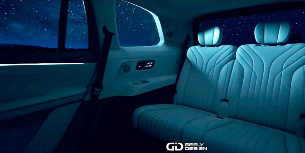 В Китае представлен роскошный шестиместный гибридный кроссовер Geely Galaxy M9 с запасом хода 1500 км