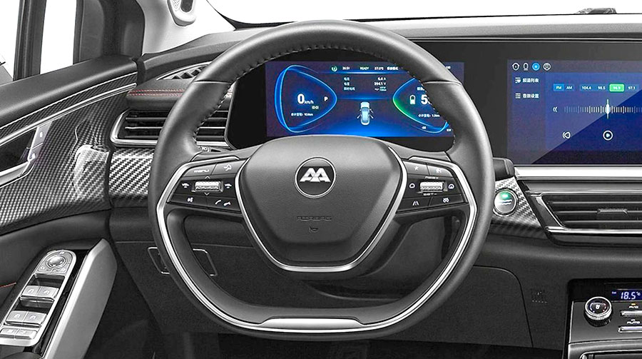 Калининградский «Автотор» представил электроседан Amberauto A5 премиальной комплектации за 5 млн. рублей