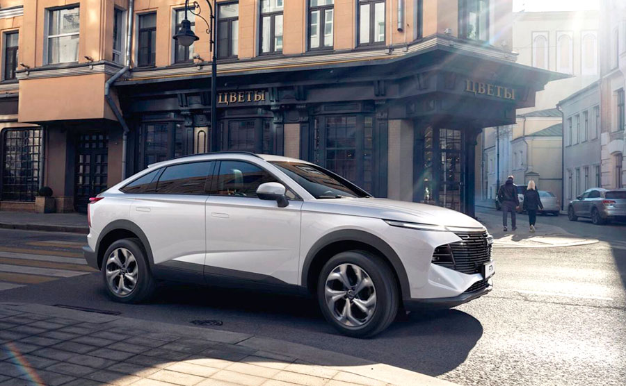 Объявлена стоимость нового полноприводного купе-кроссовера Haval F7x российской сборки — от 3,5 млн. рублей