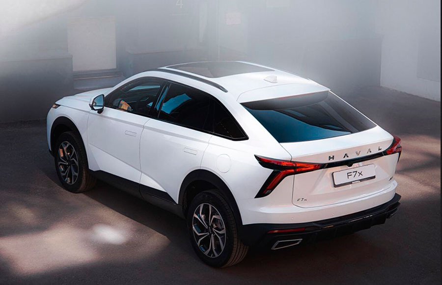 Объявлена стоимость нового полноприводного купе-кроссовера Haval F7x российской сборки — от 3,5 млн. рублей