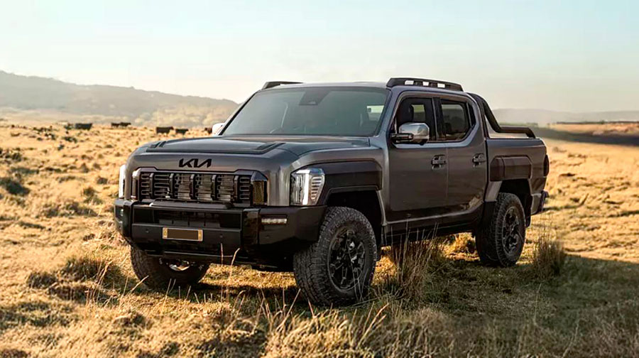 Kia Tasman: на базе пикапа создадут мощный внедорожник с рамной конструкцией и полным приводом