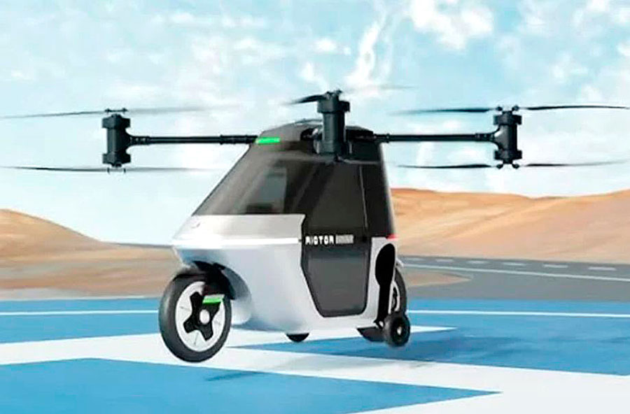 Надоело стоять в пробках? Пересядь на летающий трицикл Skyrider X6