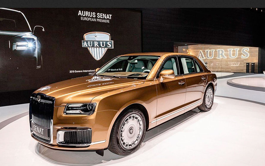 На ПМЭФ-2025 дебютирует обновленный Aurus Senat 2025 с цифровым зеркалом, современным мультимедиа NAMI MM-System и улучшенной системой безопасности
