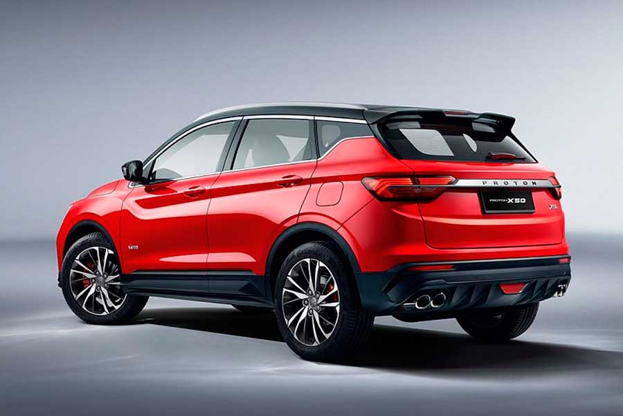Кроссовер Geely Proton X50 образца 2025: новый мотор, улучшенный дизайн