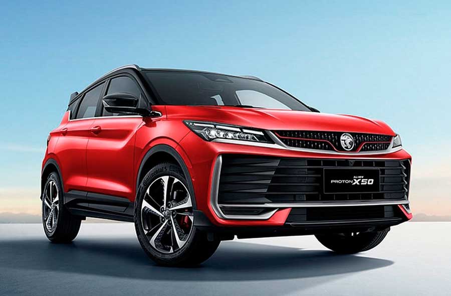 Кроссовер Geely Proton X50 образца 2025: новый мотор, улучшенный дизайн
