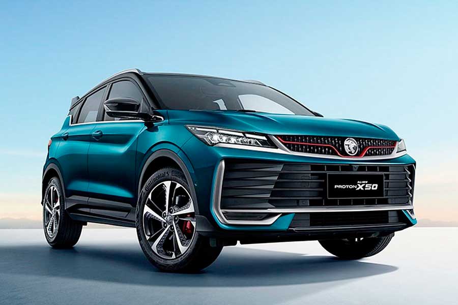 Кроссовер Geely Proton X50 образца 2025: новый мотор, улучшенный дизайн