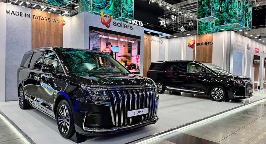 Старт серийного производства минивэна Sollers SP7 на заводе «Sollers» в Елабуге
