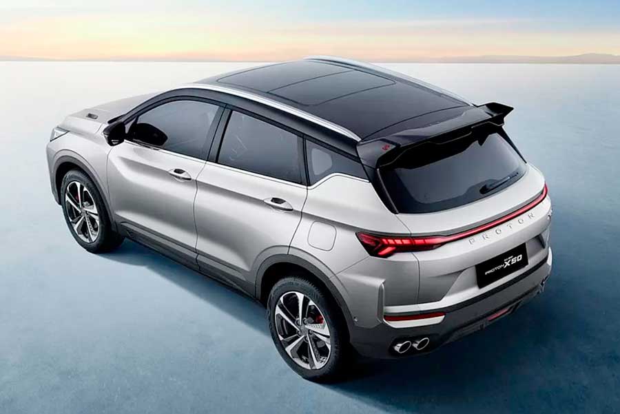 Кроссовер Geely Proton X50 образца 2025: новый мотор, улучшенный дизайн