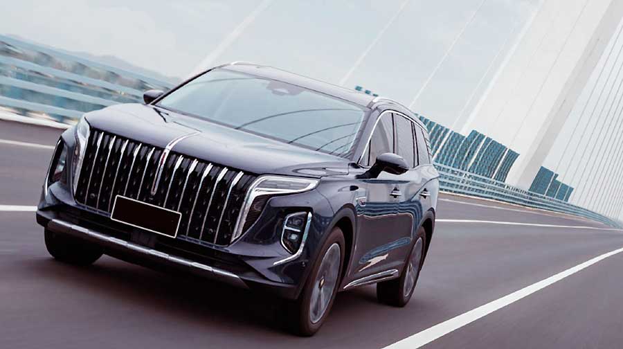 Новый кроссовер Hongqi HS7 для России скоро поступит в продажу
