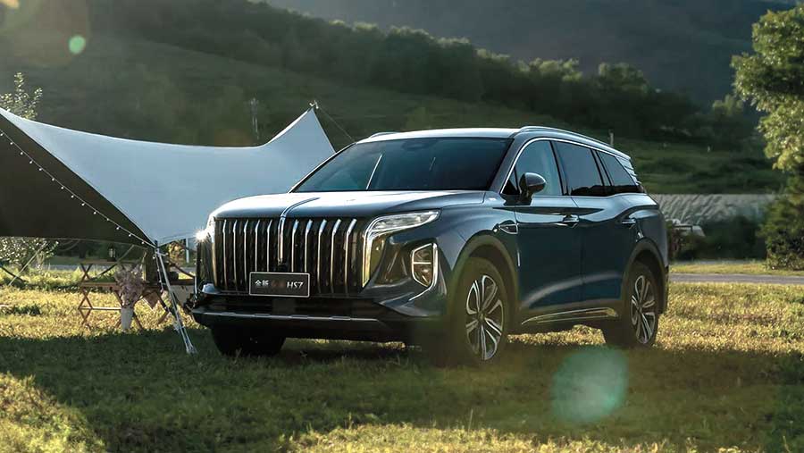 Новый кроссовер Hongqi HS7 для России скоро поступит в продажу