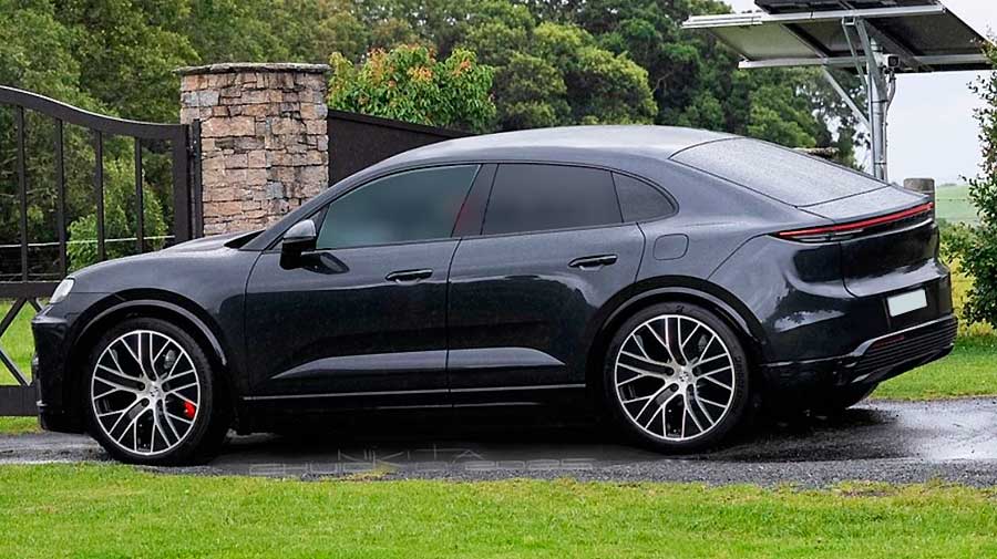 Электромобиль Porsche Cayenne Electric Coupe засняли без камуфляжа. Показ состоится в начале 2026 года