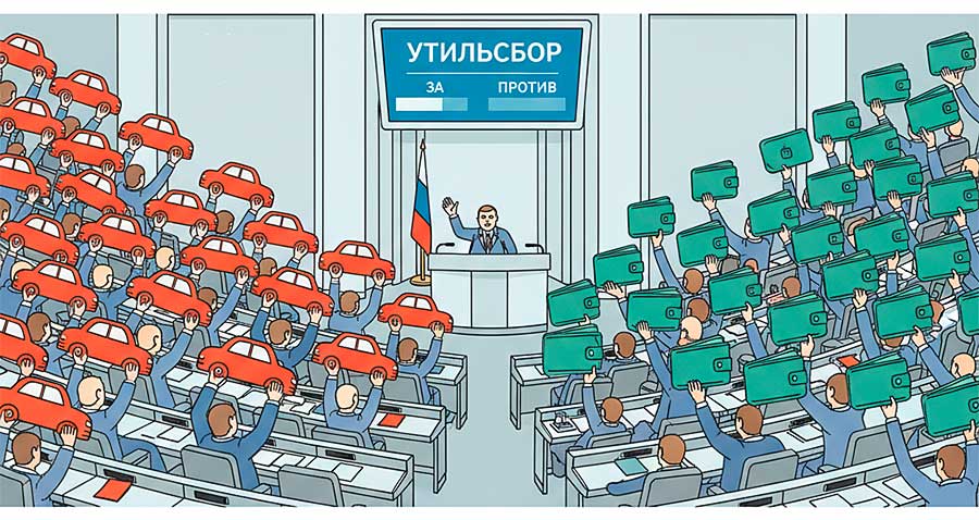Минпромторг РФ выступил с инициативой повышения утильсбора в ноябре 2025, однако внедрение новых правил отложили на неопределенный срок