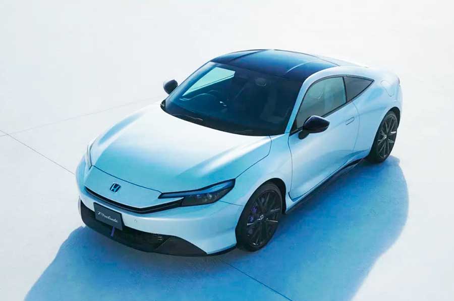 Возрожденный автомобиль Honda Prelude спустя четверть века снова в строю: с новым дизайном и инновационной гибридной системой S+ Shift