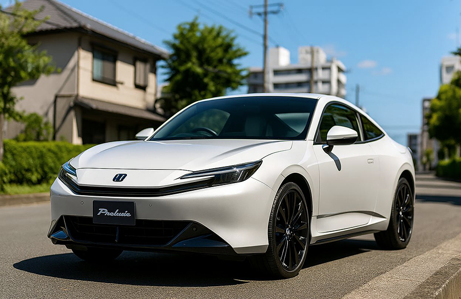 Возрожденный автомобиль Honda Prelude спустя четверть века снова в строю: с новым дизайном и инновационной гибридной системой S+ Shift
