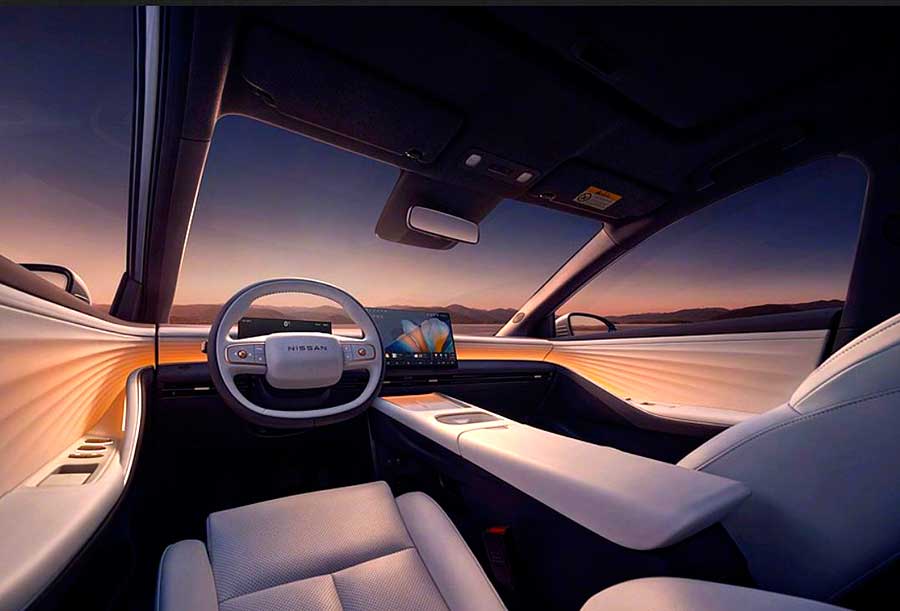 В Китае производитель представил доступный гибридный седан Nissan N6 с запасом хода 180 км и премиальным интерьером