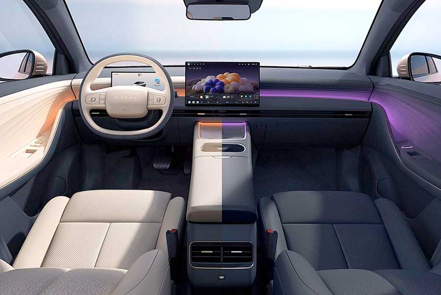 В Китае производитель представил доступный гибридный седан Nissan N6 с запасом хода 180 км и премиальным интерьером