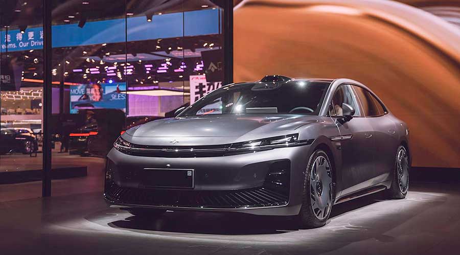 На автосалоне в Гуанчжоу 2025 производитель презентовал роскошный седан Hyptec A800