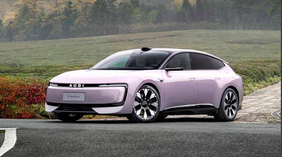 Кроссовер AUDI E7X без фирменного шильдика с кольцами сертифицирован в Китае. Продажи стартуют в начале 2026 года