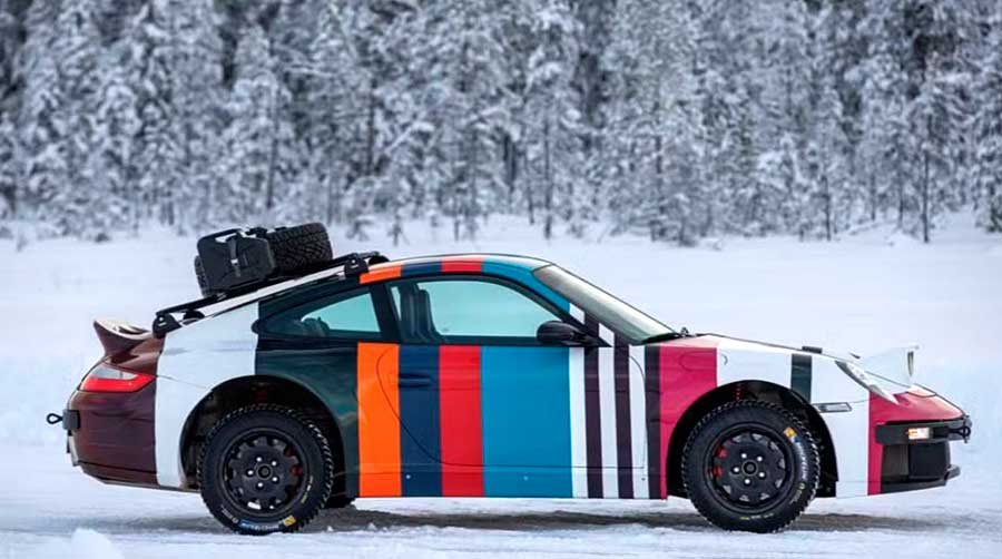 Немецкий производитель обновил Porsche Design. Получен патент на уникальную цифровую систему изменения оттенка кузова