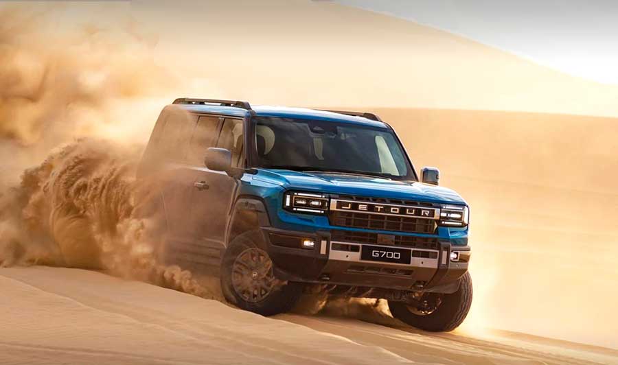 Скоро в РФ стартуют продажи Jetour Zongheng G700 — китайского рамного гибридного внедорожника-амфибии