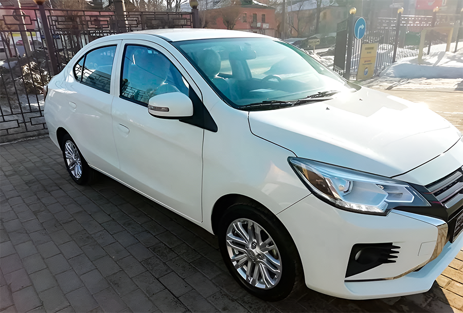 В России продают седан Mitsubishi Attrage за 1,47 млн. рублей