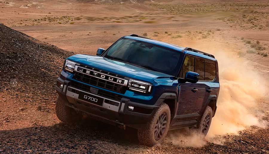 Скоро в РФ стартуют продажи Jetour Zongheng G700 — китайского рамного гибридного внедорожника-амфибии