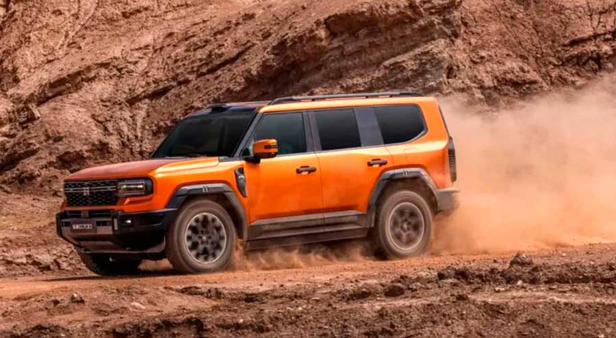 Скоро в РФ стартуют продажи Jetour Zongheng G700 — китайского рамного гибридного внедорожника-амфибии