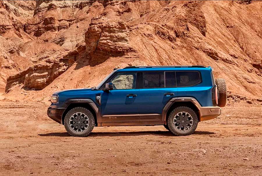 Скоро в РФ стартуют продажи Jetour Zongheng G700 — китайского рамного гибридного внедорожника-амфибии