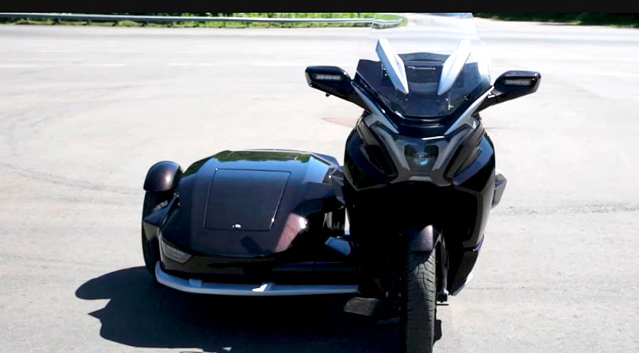 В РФ сертифицирован премиальный электробайк с люлькой Aurus Merlon: 87 л. с., массой 625 кг