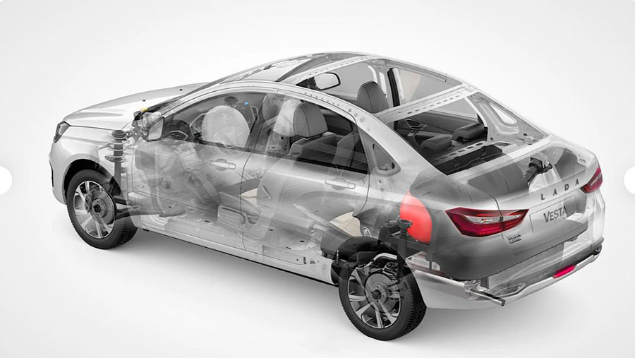 В продажу поступил двухтопливный седан LADA Vesta CNG с запасом хода более 1000 км