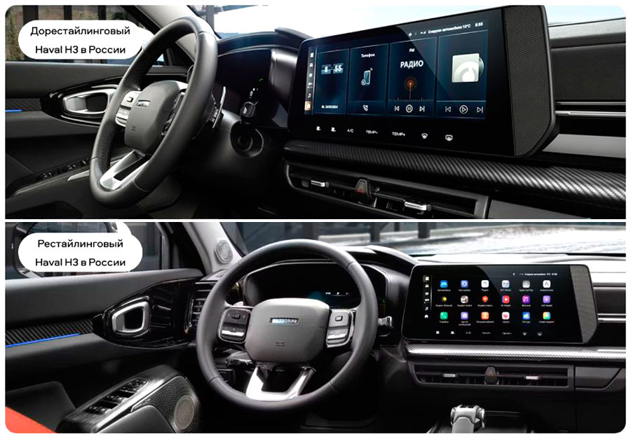 Haval H3 рестайлинг 2026 года — три главных усовершенствования. Базовая версия кроссовера не подорожала