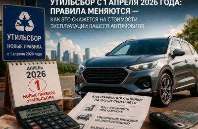 Утильсбор с 1 апреля 2026 года: как изменение правил скажется на стоимости эксплуатации вашего автомобиля