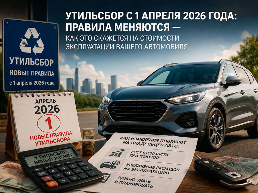 Утильсбор с 1 апреля 2026 года: как изменение правил скажется на стоимости эксплуатации вашего автомобиля