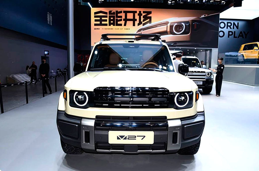 Кроссовер iCAUR V27 уже продается в Китае и нацелился на Россию