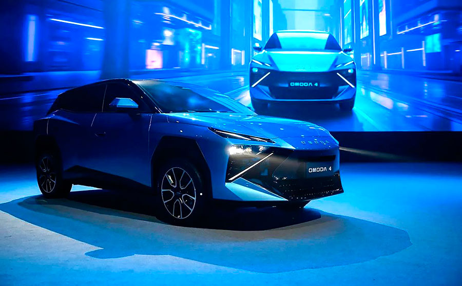 Omoda 4: новый кроссовер в стиле Lamborghini дебютирует в Пекине